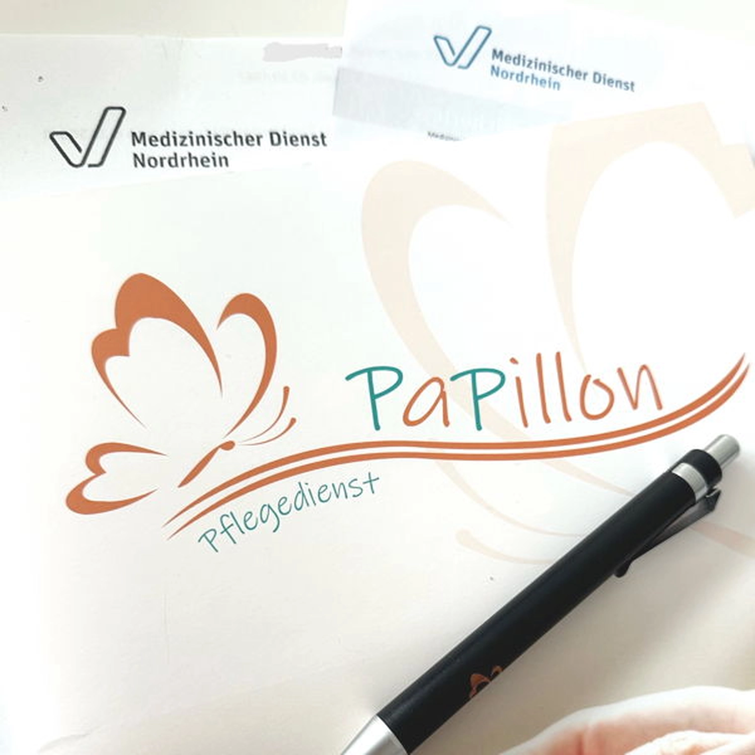 Unterlagen zur Begutachtung zur Einordnung der Pflegestufe.